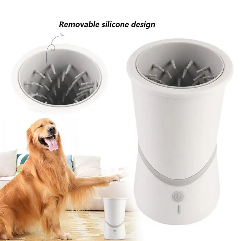 Automatic Dog Paws Cleaner Pet Foot Washer Cup Portable Paw Cleaner for Small and Medium-Sized Dogs Silicone Dogs Cleaner Paw